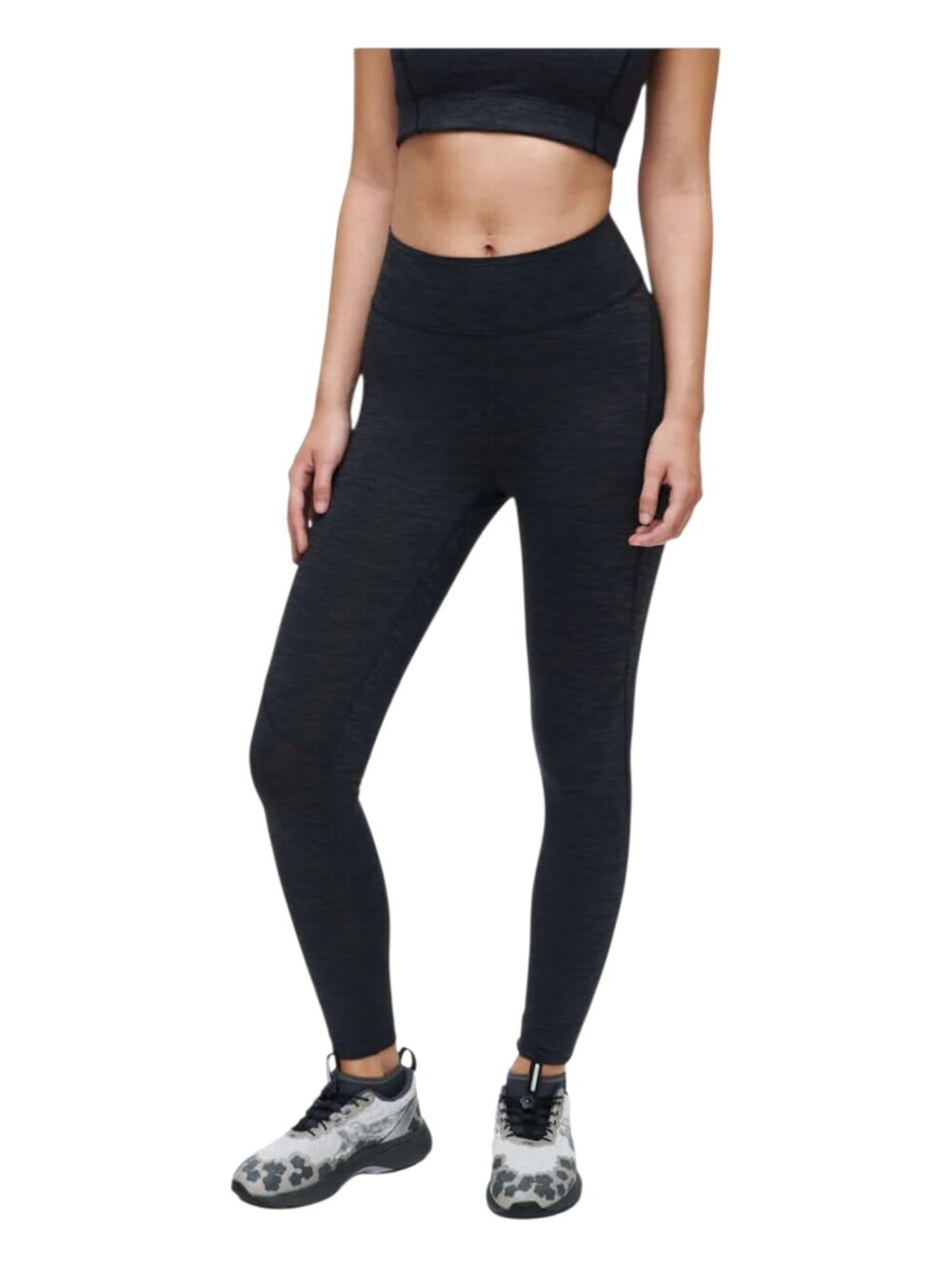 Outdoor Voices Womens Night Black TechSweat Core 7/8 Leggings Small